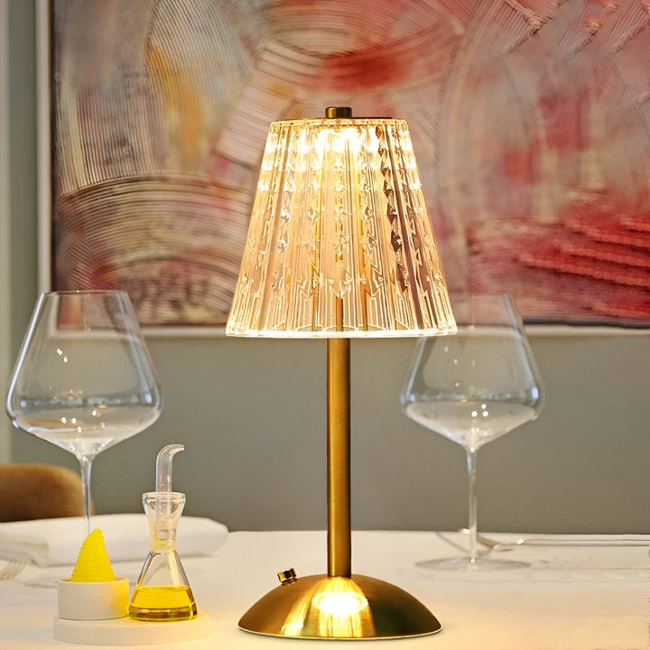 Kabellose Tischlampe im Vintage-Design