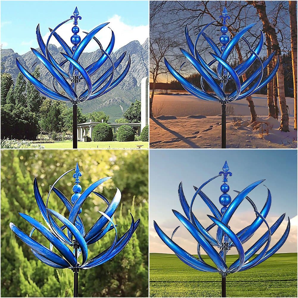 Dekorativer wetterfester Garten-Windspinner für stilvolle Außenbereiche