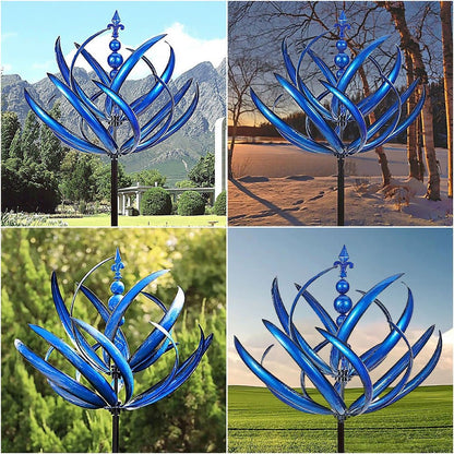 Dekorativer wetterfester Garten-Windspinner für stilvolle Außenbereiche