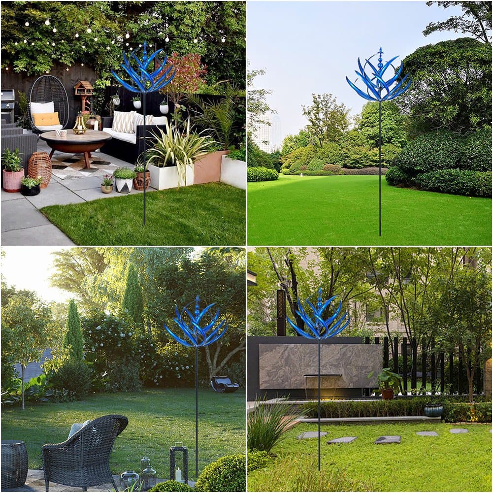 Dekorativer wetterfester Garten-Windspinner für stilvolle Außenbereiche