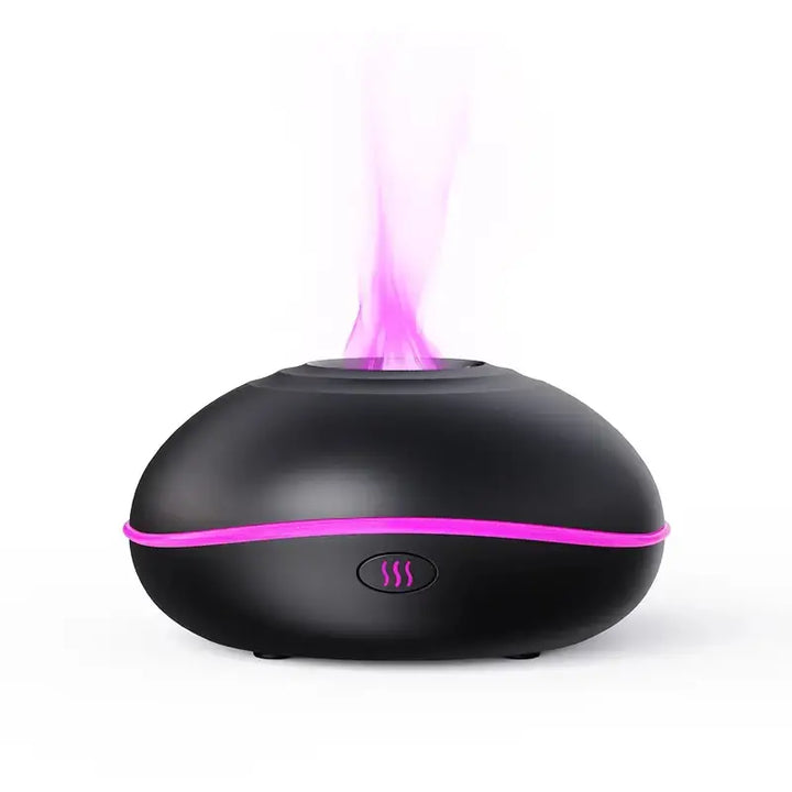 Tragbarer USB Aroma Diffuser Mit Flammenlicht