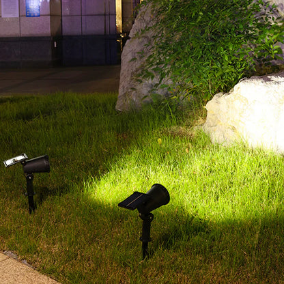 Wetterfester LED-Solarstrahler mit Erdspieß für Garten und Außenbeleuchtung