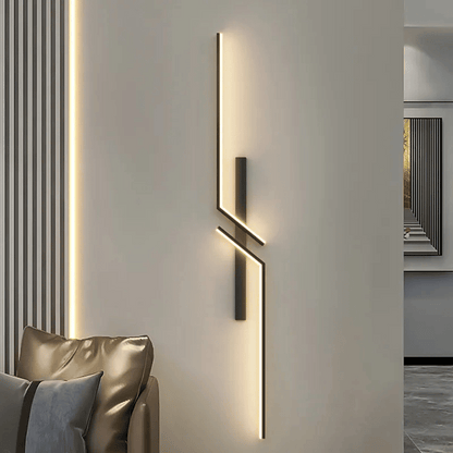 Moderne Wandleuchte mit künstlerischem Flair