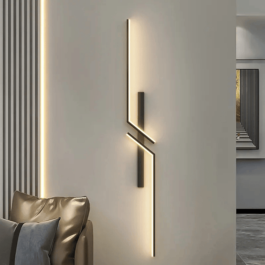 Moderne Wandleuchte mit künstlerischem Flair