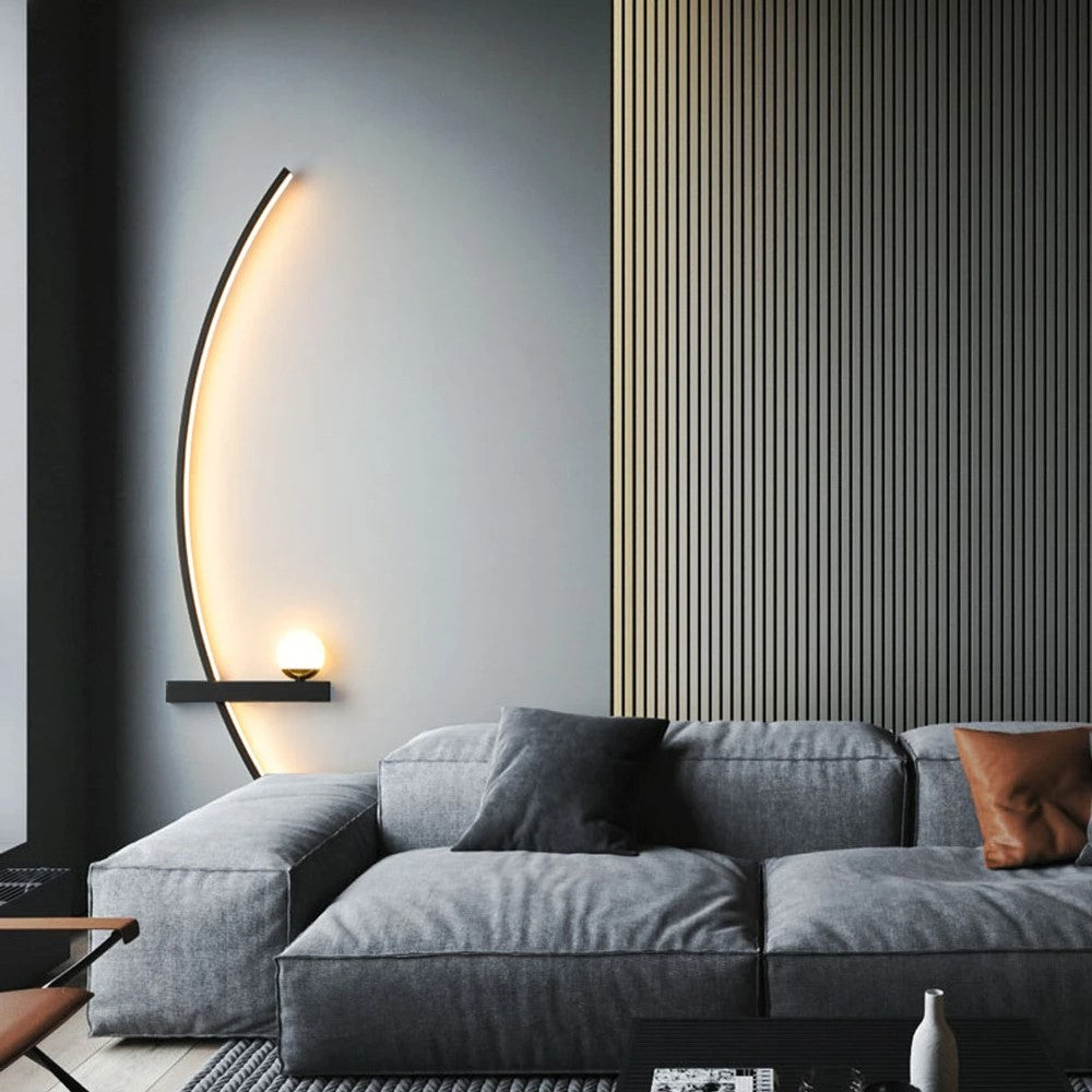 Elegante minimalistische LED-Wandlampe für Wohnzimmer und Flur
