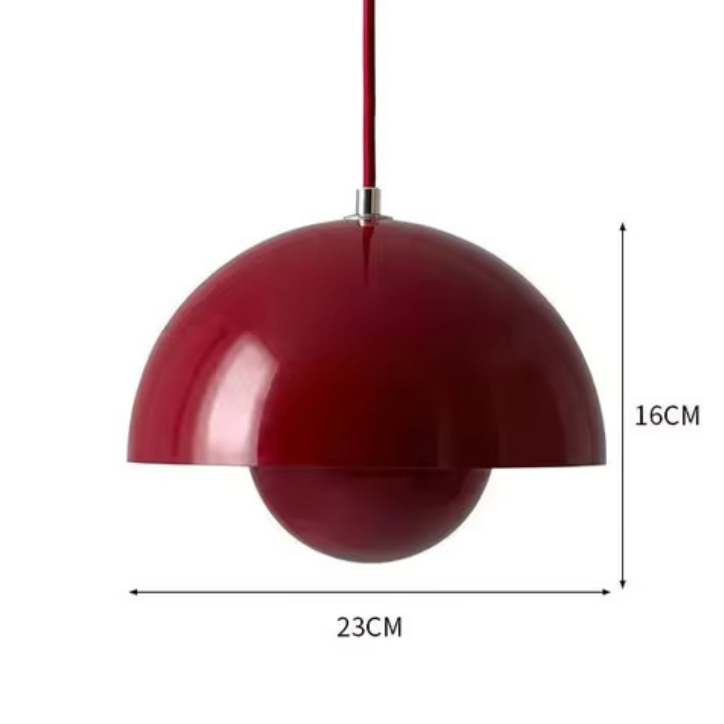 Pendelleuchte mit dimmbarer Lichtkuppel