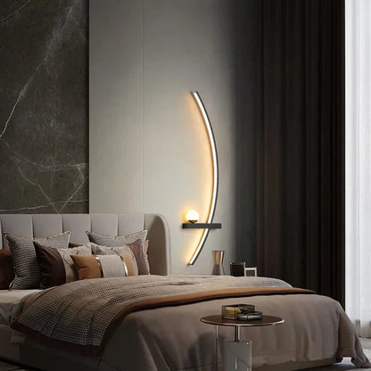 Elegante minimalistische LED-Wandlampe für Wohnzimmer und Flur
