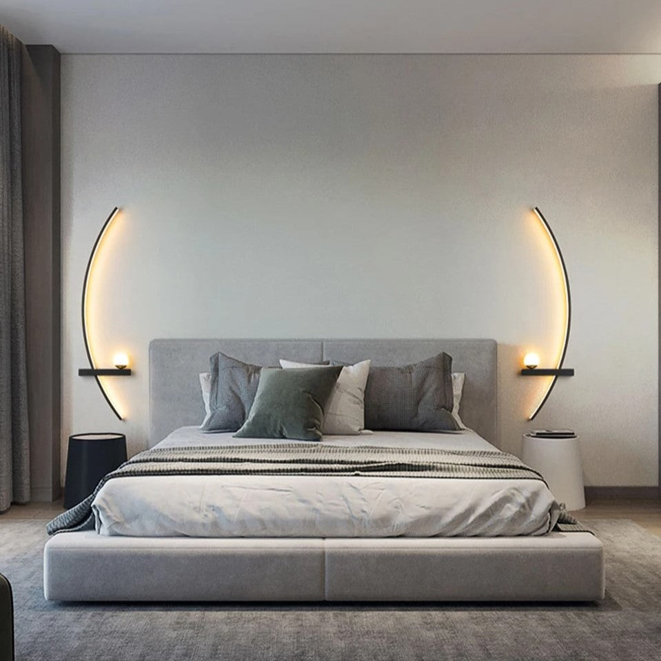 Elegante minimalistische LED-Wandlampe für Wohnzimmer und Flur