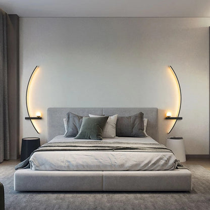 Elegante minimalistische LED-Wandlampe für Wohnzimmer und Flur