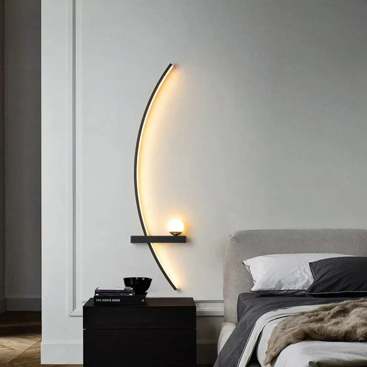 Elegante minimalistische LED-Wandlampe für Wohnzimmer und Flur