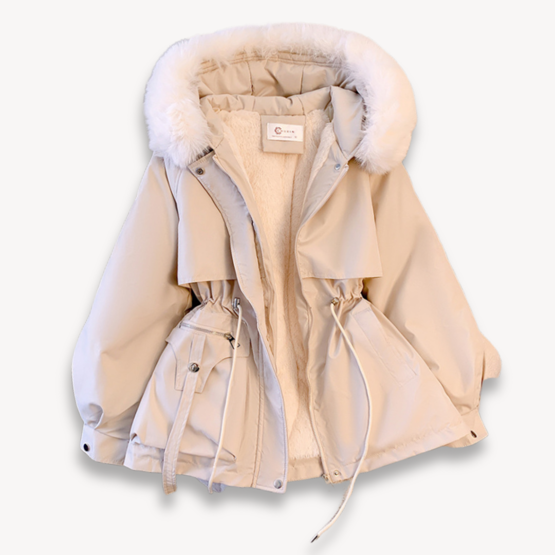 Damen Winterparka Mit Kapuze
