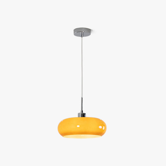 Moderne Pendelleuchte aus Glas in Brotform – Dimmbarer LED Kronleuchter für Esszimmer & Wohnzimmer