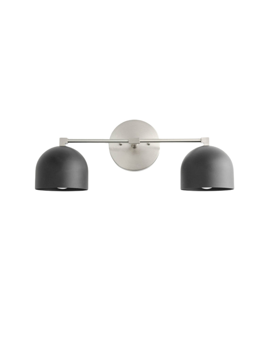 Mid Century Wandleuchte – Messing Badspiegel Lampe im Retro-Stil