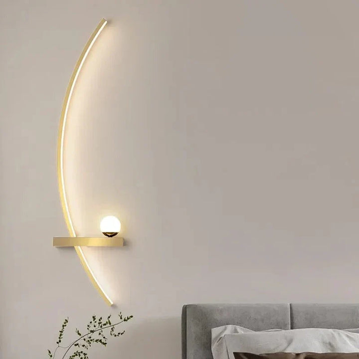 Elegante minimalistische LED-Wandlampe für Wohnzimmer und Flur