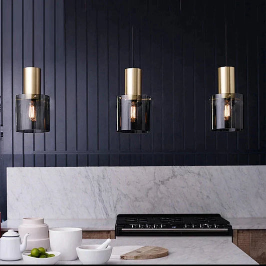 Pendelleuchte mit Rauchglas – E14, LED-kompatibel & modern