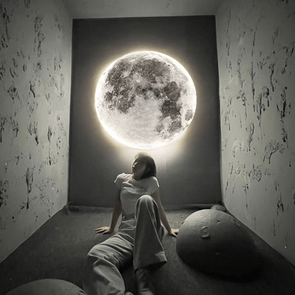 Stimmungsvolle 3D LED Mond- und Erdleuchte für Wand und Decke