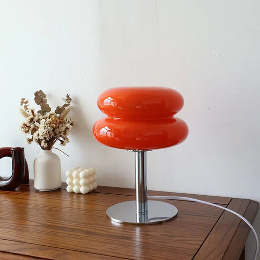 Kabellose Bauhaus Tischlampe im italienischen Design – Dimmbar & Stilvoll