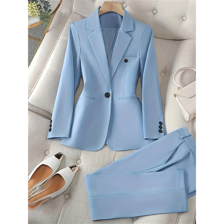 Damen Hosenanzug Business Classic Mit Jacke Und Hose