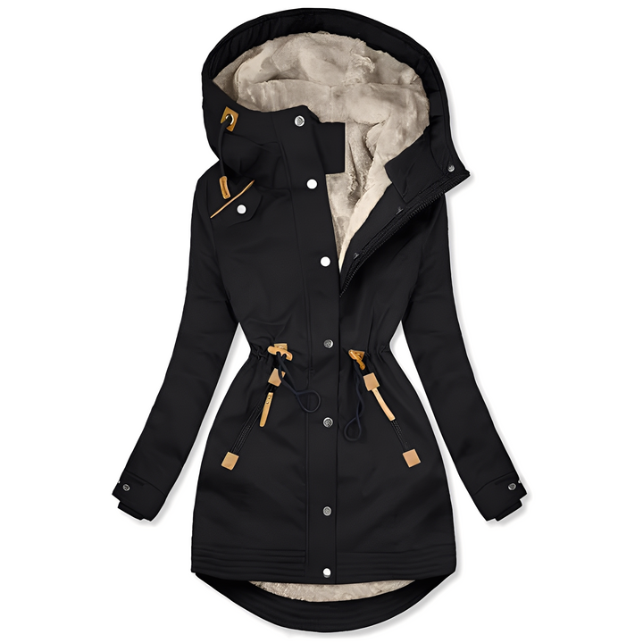 Damen Parka Wasserdicht Mit Eleganter Passform