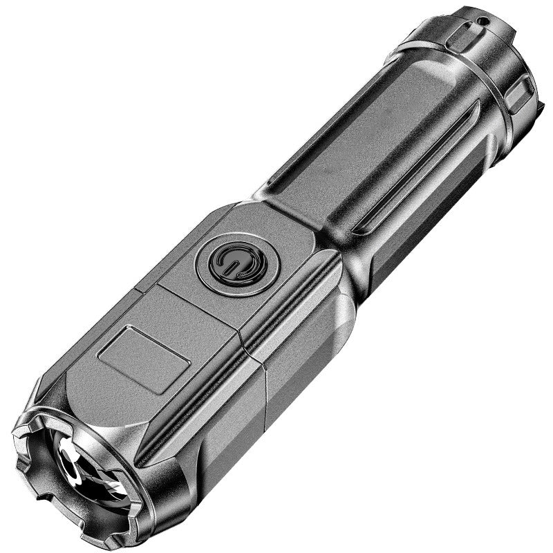 Wasserdichte LED-Taschenlampe mit Zoom und 3 Lichtmodi