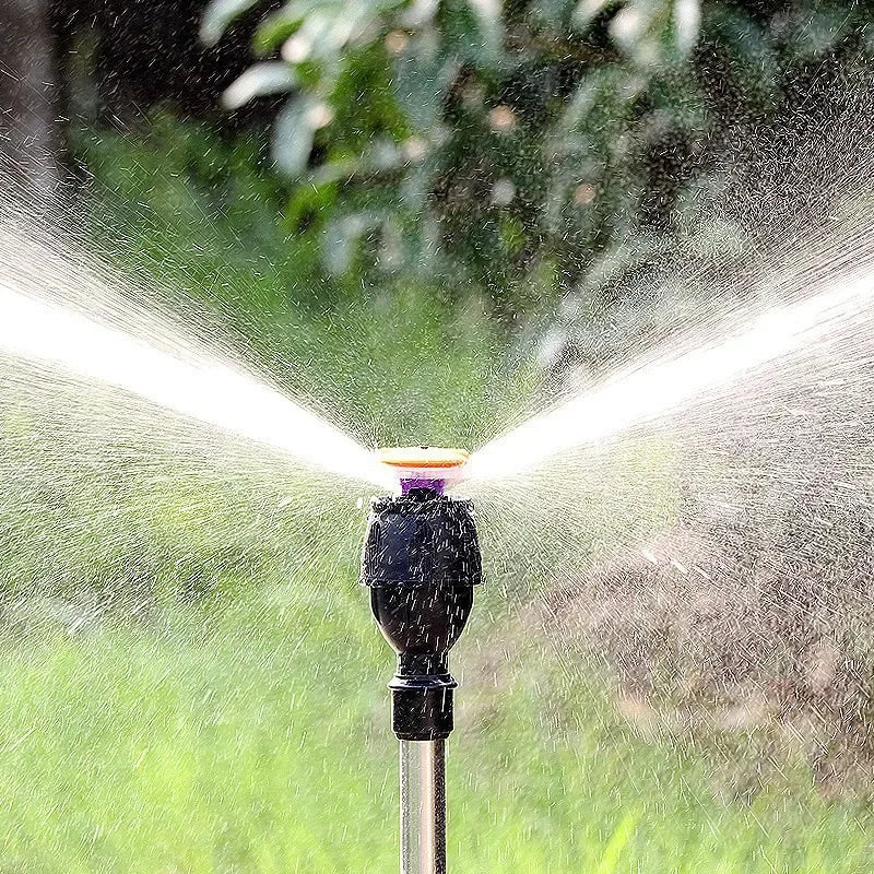 Gartensprinkler 360 Grad drehbar mit Teleskop-Stativ