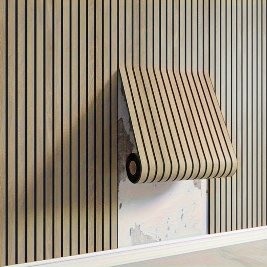 CleanWall Selbstklebende 3D PVC Wandpaneele in Holzoptik mit Struktur
