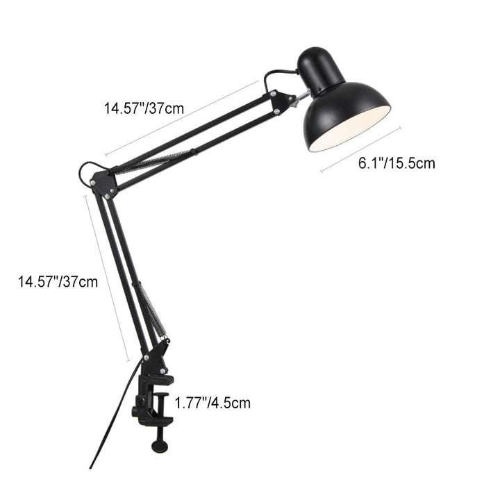 Tischklemmenlampe für platzsparende Beleuchtung