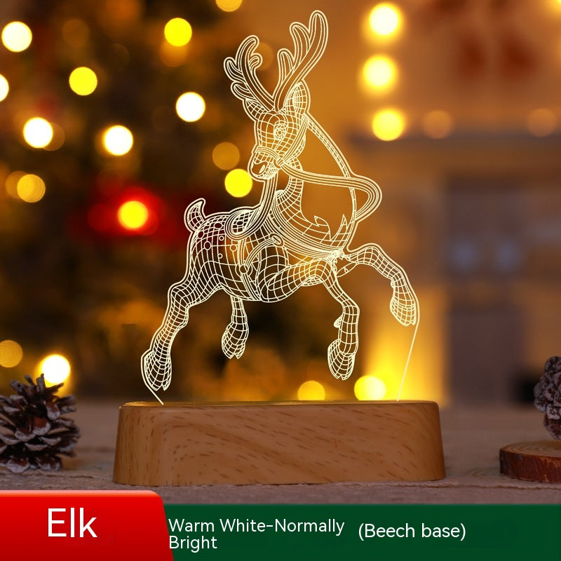 3D Acryl LED Dekolampe Als Nachtlicht