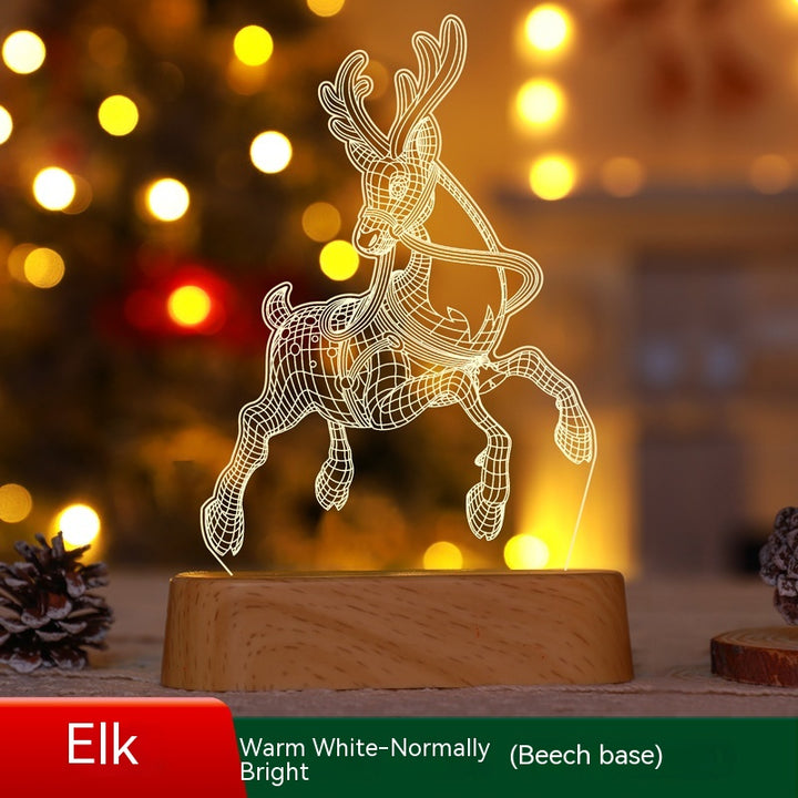 3D Acryl LED Dekolampe Als Nachtlicht