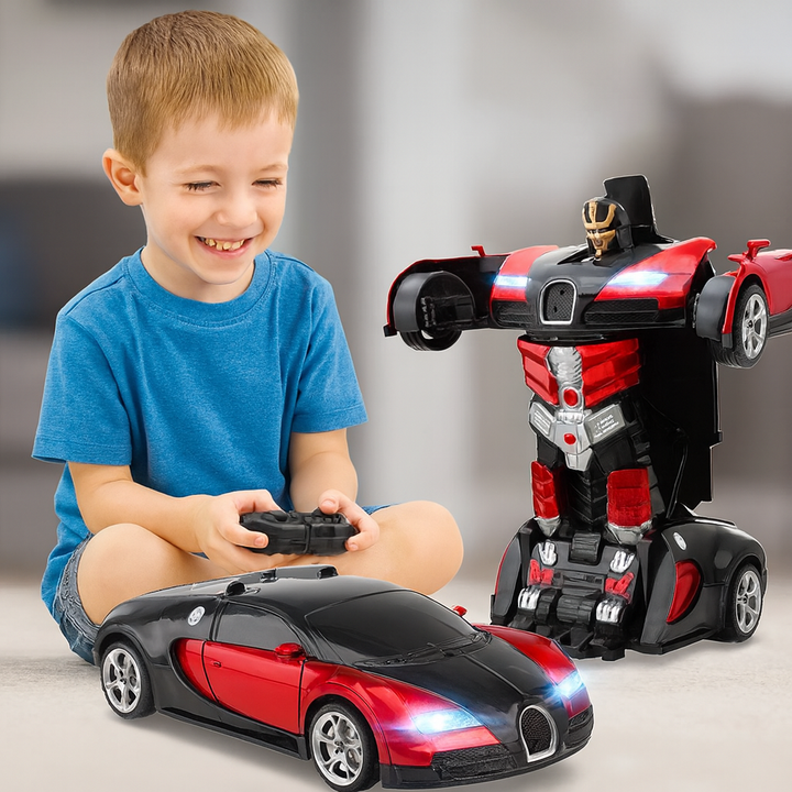 Ferngesteuertes Transformationsauto mit Robotermodus für Kinder