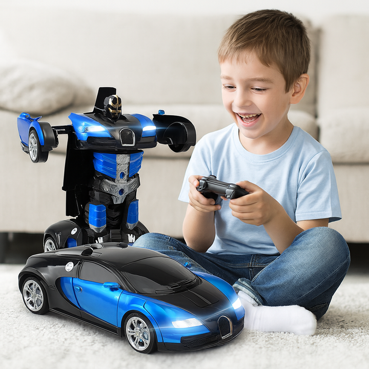Ferngesteuertes Transformationsauto mit Robotermodus für Kinder