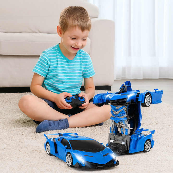 Ferngesteuertes Transformationsauto mit Robotermodus für Kinder
