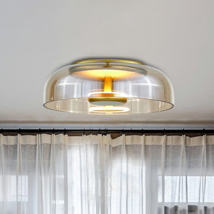 Moderne LED-Deckenleuchte mit Halbschirm-Design für Flur und Eingangsbereich