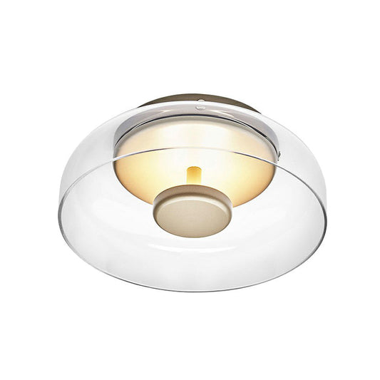 Moderne LED-Deckenleuchte mit Halbschirm-Design für Flur und Eingangsbereich