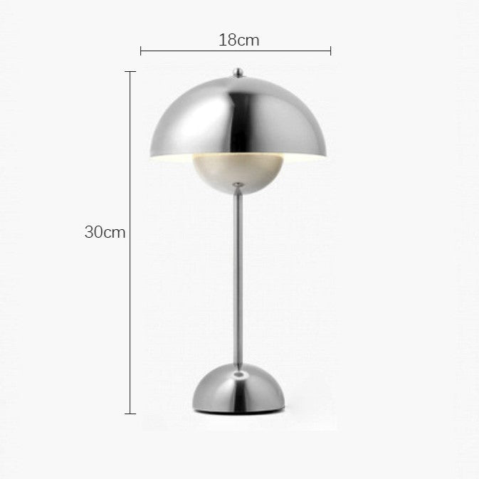 Bedside Table Lamp Bud-Shaped Design