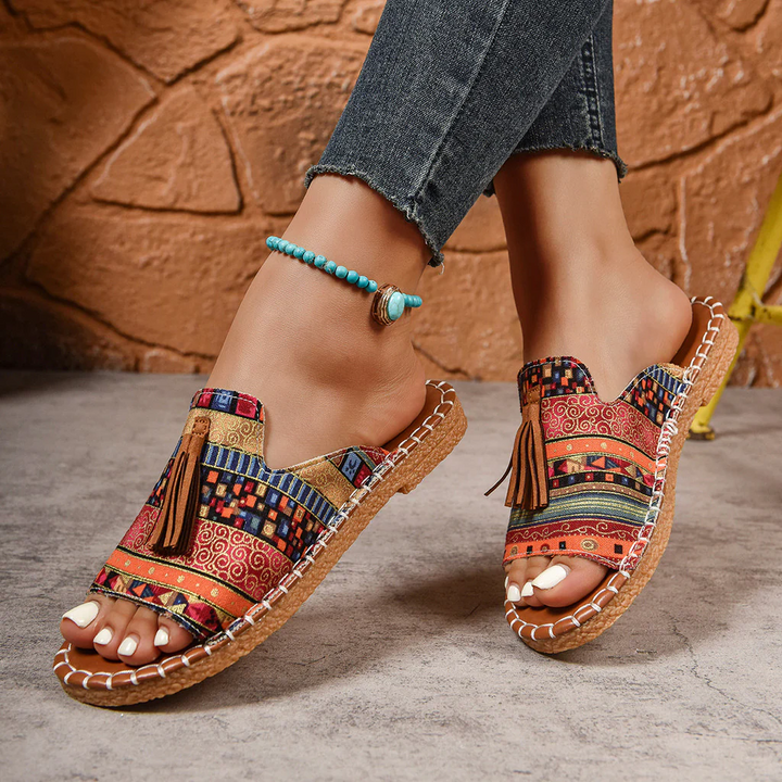 Bohemian Tassel Sandals for Women