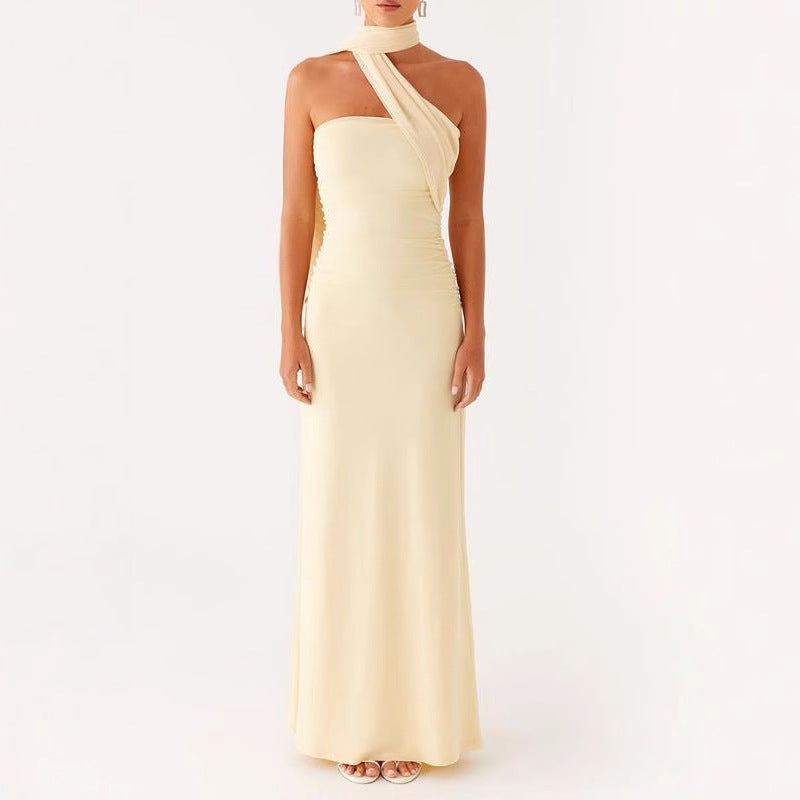Women's Floral Maxi Dress Summer Sleeveless Elegant