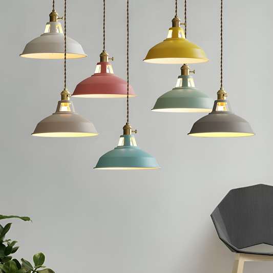 Retro Hängelampe im Industrie-Design für Küche, Esszimmer oder Café