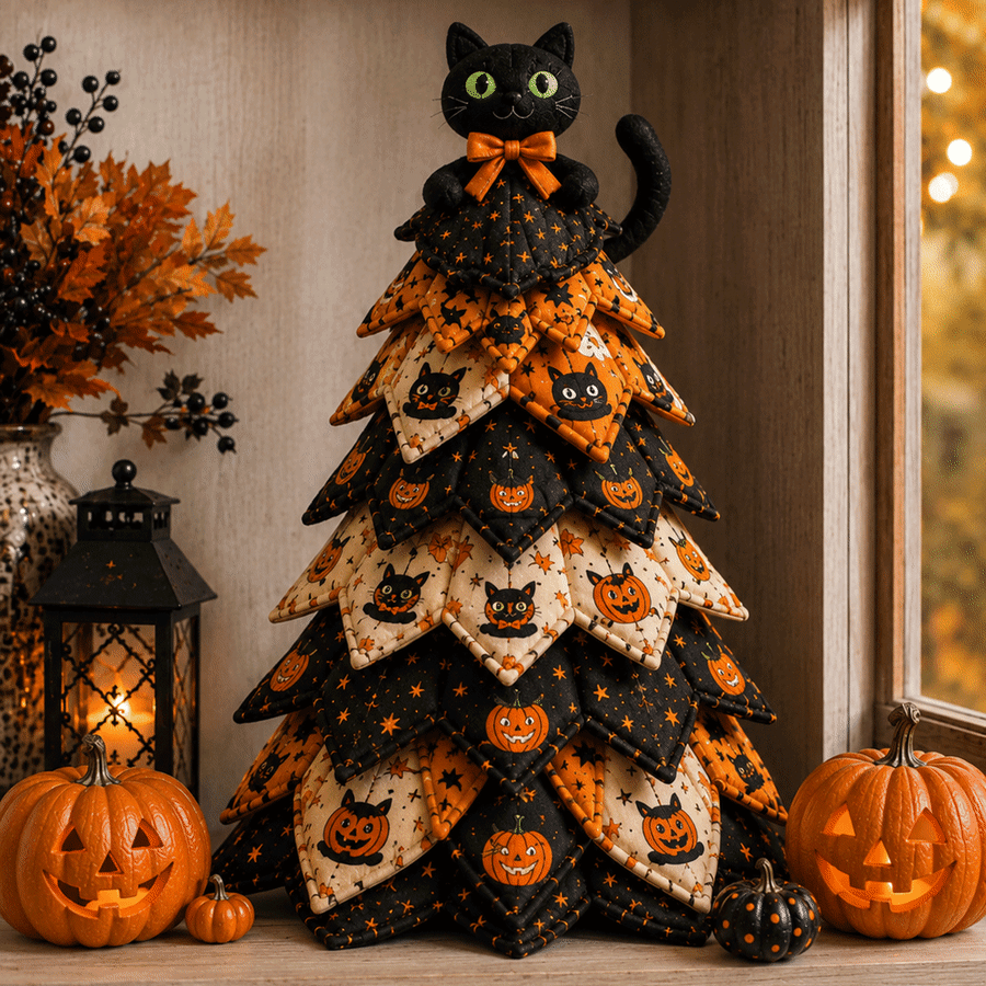 Halloween Stoffbaum Nähset Für Diy Dekoration