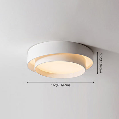 Runde LED-Deckenleuchte im nordischen Stil für Schlafzimmer und Flur