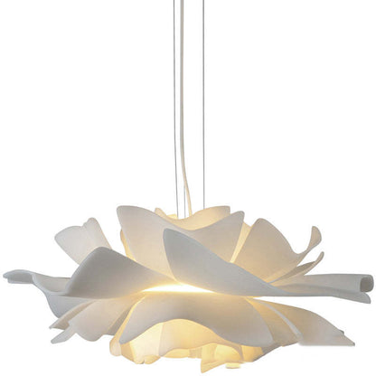 Florale Designer-Hängelampe aus Metall – modern, stilvoll & mit LED