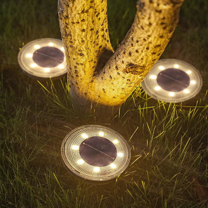 LED Solar Gartenstrahler Set
