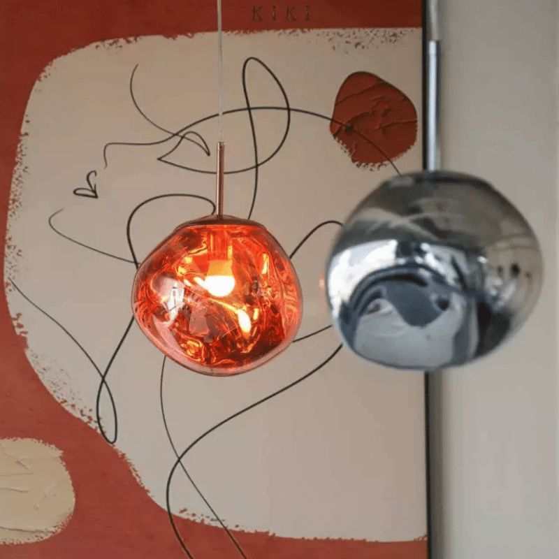Design-Hängelampe Melt – Künstlerisches Highlight mit warmem Licht