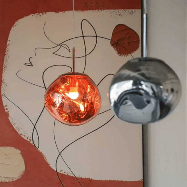 Design-Hängelampe Melt – Künstlerisches Highlight mit warmem Licht