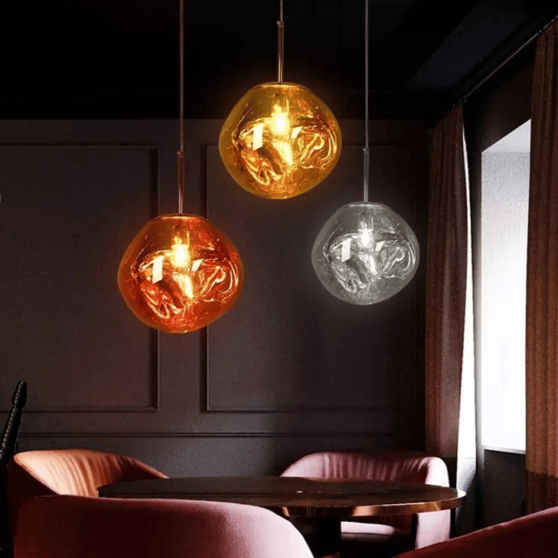 Design-Hängelampe Melt – Künstlerisches Highlight mit warmem Licht