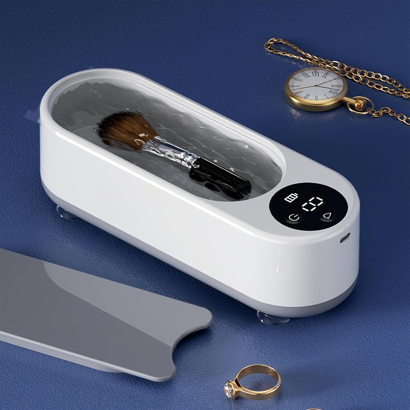 Drahtlose Ultraschall-Reinigungsmaschine für Brillen und Schmuck – Tragbar mit USB-Ladung