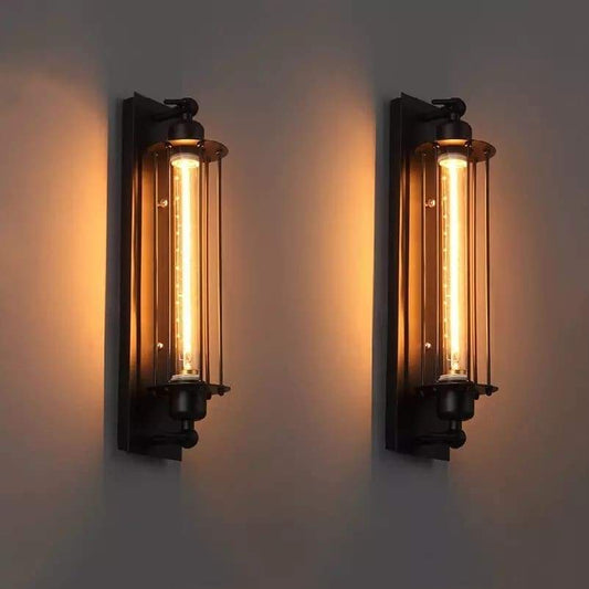 Vintage Wandleuchte im Industrie-Stil für Wohnzimmer, Flur oder Barbereich