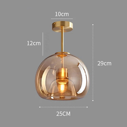 Moderne LED Deckenleuchte mit edlem Design für Flur und Schlafzimmer