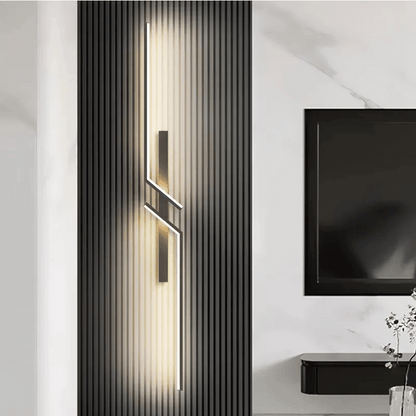 Moderne Wandleuchte mit künstlerischem Flair