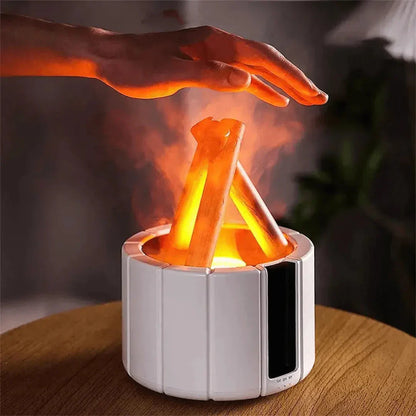 Ultraschall Diffuser Mit Kaminfeuer LED Effekt